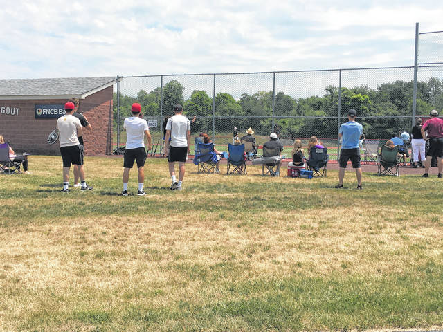 125279516_web1_IMG_5220
Fans watch an afternoon doubleheader at the Pittston Area Primary Center in Hughestown June 28. In reaction to the latest coronavirus-related updates from Gov. Tom Wolf, the Baseball U Pennsylvania College Summer League announced Wednesday that all spectators attending future games will be required to wear face masks.
Tom Robinson | Sunday Dispatch