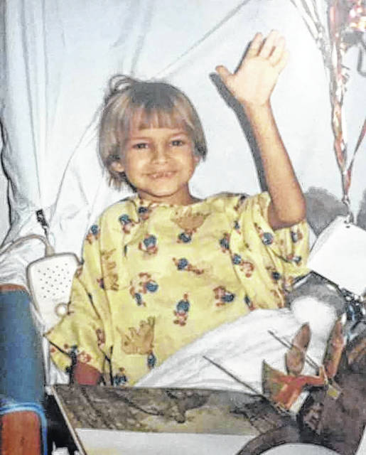 125350971_web1_Jimmy-Tigue-Kidney-1
Seven-year-old Jimmy Tighe is shown in a hospital bed at Geisinger Medical Center after receiving a life-saving kidney transplant from a 24-year-old motorcycle victim in 1987.
Submitted photo
