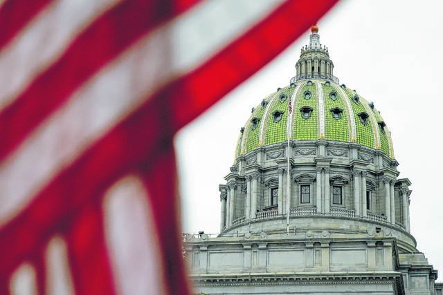 125514470_web1_AP17-438822-cmyk
This file photo shows the Pennsylvania Capitol building in Harrisburg, Pa.
AP file photo