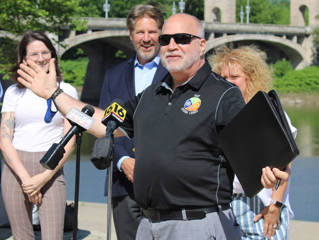 127043537_web1_IMG_4962
Ted Wampole, the executive director of Visit Luzerne County, announces the return of the Rockin the River series Thursday morning in Wilkes-Barre.
Joe Soprano | Times Leader