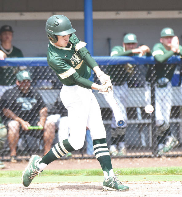 <p>Warrior sophomore Jack Mathis went 3 for 3 at the plate with 3 RBI.</p>
<p>Tony Callaio | For Times Leader</p>