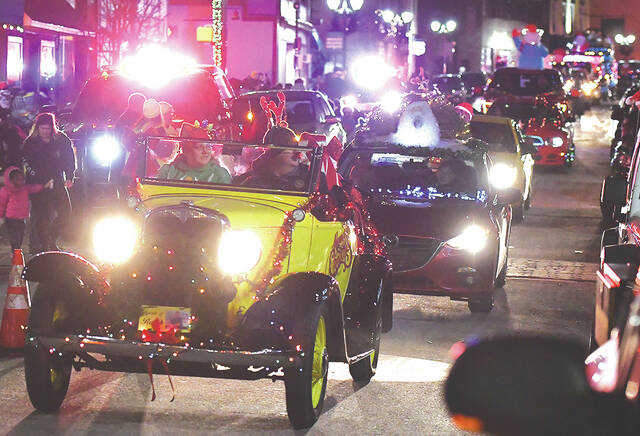 <p>The Pittston City Toy Truck Christmas Parade will, once again, be a night time motor parade featuring vehicles decorated with Christmas directions started at Coopers Seafood on Kennedy Boulevard to Main Street ending just past the Tomato Festival lot on Dec. 4.</p>
<p>Tony Callaio file photo</p>
