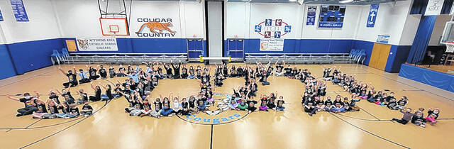 <p>All grades at Wyoming Area Catholic form 2022! in the school’s gym noting Tuesday, Feb. 22, 2022.</p>
<p>Tony Callaio | For Sunday Dispatch</p>