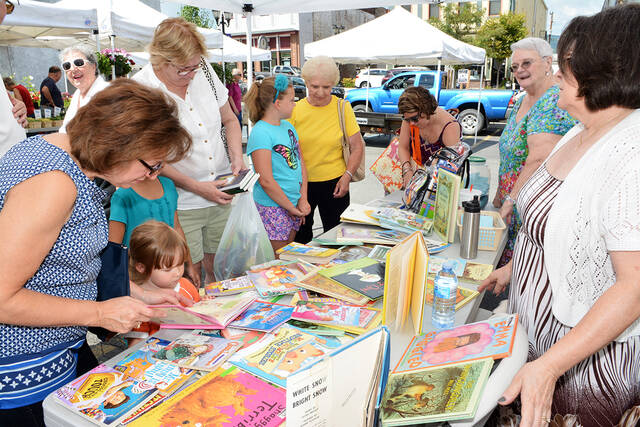 128687064_web1_2022-Farmer-s-Market-1
The Pittston Memorial Library will have a booth for Kids Day on Tuesday, July 12, offering story time, crafts and a sing-a-long.