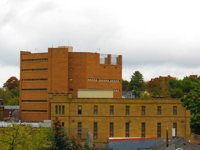128832051_web1_prison
A request for $835,000 more to address leaks at the Luzerne Countys aging prison in Wilkes-Barre has sparked discussion about continued financial investment in the aging facility.
File photo