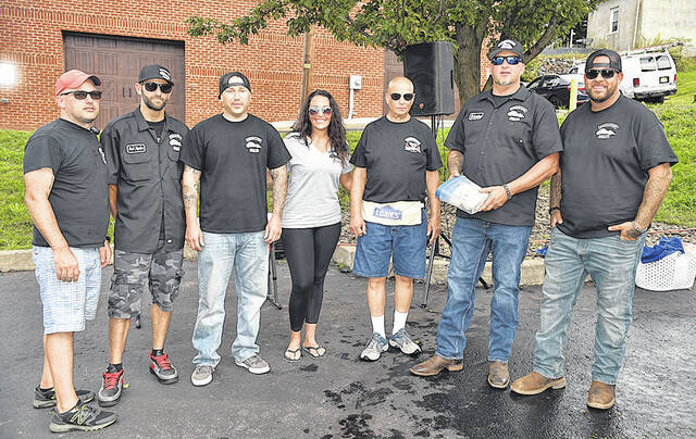 <p>Execution Cycles, Wyoming, made a donation to Wheels for Wheels Bike Night & BBQ to benefit Meals on Wheels in the amount of $500.00. Left to right: Brian Matyjevich, Meals on Wheels board member, Andy Marcinkowski, Zac Fetch, Tina Latona, Bob Buckley, Meals on Wheels volunteer, John Daley, Myles Delia.</p>
<p>Tony Callaio | For Sunday Dispatch</p>