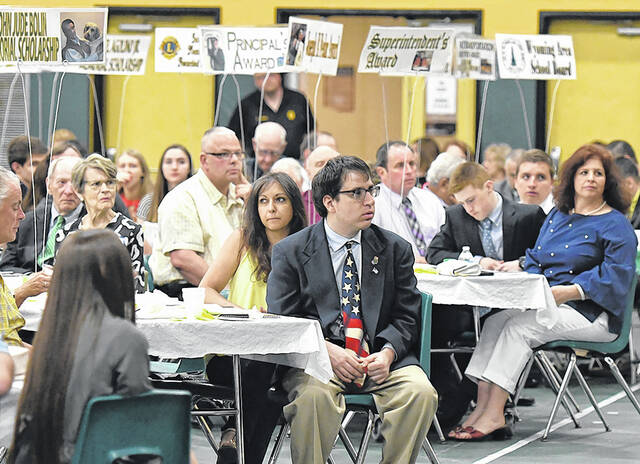 <p>The Wyoming Area Scholarship Program holds a unique celebration program announcing the scholarship recipients. Both the recipients and the scholarship donor have the change to meet in person at the celebration program held prior to graduation.</p>
<p>Tony Callaio file photo</p>
