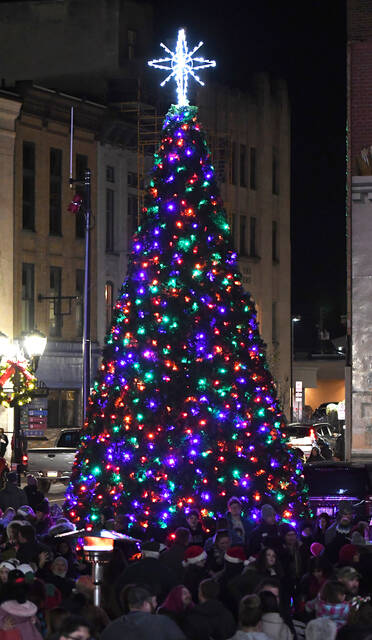 <p>The City of Pittston’s 25’ Christmas tree will be lit at 6:00 p.m. during the evening’s festivities of La Festa Natale on Saturday, Dec. 3.</p>
<p>Tony Callaio file photo | For Sunday Disaptch</p>