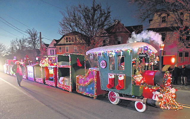 <p>The Santa Train made an appearance at the West Pittston Santa parade.</p>
<p>Tony Callaio | For Sunday Dispatch</p>