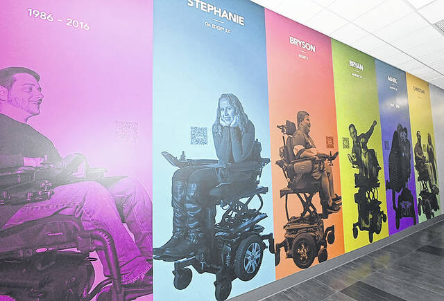 <p>Shown in one of the hallways at Pride are product ambassadors who have and still promote the brand over the years.</p>
<p>Tony Callaio | For Sunday Dispatch</p>