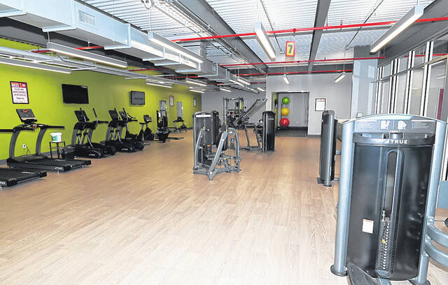 <p>State-of-art exercise equipment, chosen by survey amongst employees, is housed at Pride’s fitness center next to the cafeteria.</p>
<p>Tony Callaio | For Sunday Dispatch</p>