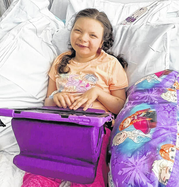 <p>Ten-year-old Violet Pantucci was born with lissencephaly, a rare brain disorder.</p>