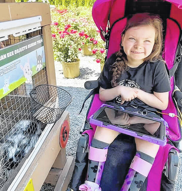 <p>Ten-year-old Violet Pantucci was born with lissencephaly, a rare brain disorder.</p>