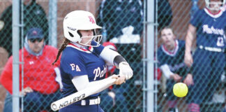 
			
				                                Pittston Areas Bella Giardina drives the ball in the gap for a two-run double in the fifth inning Wednesday against Tunkhannock.
                                 Tony Callaio | For Times Leader 

			
		
