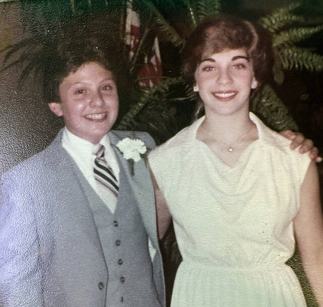 <p>Then Wyoming Area Catholic (WAC) classmates Michelle Ciampi and the late Anthony Ristagno pose for a photo at a WAC formal function. The WAC Class of 1980 set up a Kindess Award for a student of WAC. The first award is in the memory of Anthony Ristagno.</p>
<p>Submitted Photo</p>