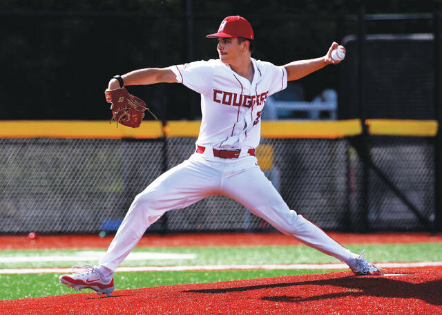 130598276_web1_hp1_faa
Hazleton Area starting picher Antonio Doganiero struck out 11 in 5.2 innings against Pittston Area.
Fred Adams | For Times Leader