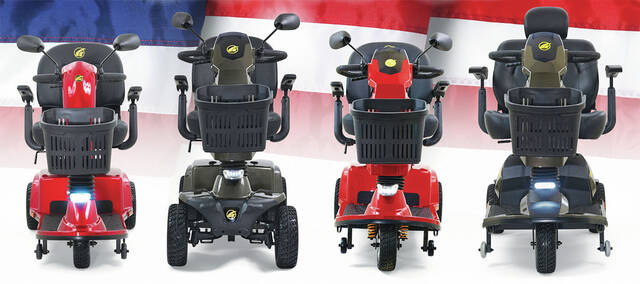130622032_web1_Golden-Vision-Companions
For the fourth consecutive time, Golden Technologies has been awarded a five-year contract by the U.S. Department of Veterans Affairs to supply mobility products since 2003.
Submitted photo