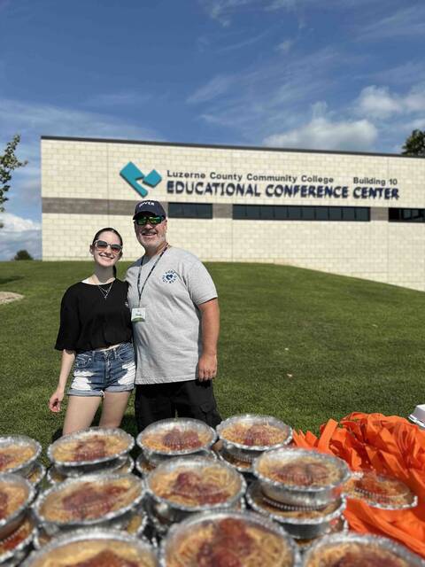 <p>Olivia and Steven Glasson at a recent Fork Over Love event at LCCC.</p>
<p>Submitted Photo</p>