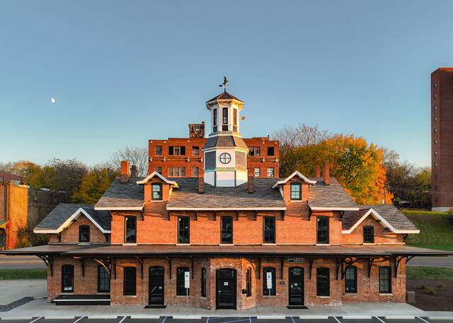 131510275_web1_Visitors-Bureau-Train-Station
Originally built in 1868 for the Lehigh and Susquehanna Railroad and later leased by the Central Railroad of New Jersey, the Victorian Italianate style train station on Wilkes-Barre Boulevard closed in 1972 and was placed on the National Register of Historic Places in 1975. Following restoration it now houses the Luzerne County Convention and Visitors Bureau.
Submitted Photo