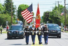
			
				                                The Marine Corp. Color Guard will, once again, lead the West Pittston/Exeter Memorial Day Parade stepping off at 11:30 a.m. from the corner of Linden St. and Wyoming Ave., West Pittston, on May 26.
                                 Tony Callaio file photo | For Sunday Dispatch

			
		