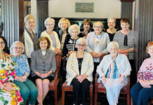 
			
				                                From left, first row: Melissa Werner, Pat Galloway, Rosalie Bugelholl, Lois Miller, Joan Pribula and Mary Smith. Second row: Rosa Khalife-McCracken, Betty Cefalo, Catherine Manganello, Jill Space, Tina Menn, Angela Pellicotti, Mary Portelli, Connie Butler, Diane Pickansay, Ann Powers, Paula Conners, Cathy Grillini and Lisa Gillespi. Other members are: Barbara Frankovich, Sherri Morgan, Judy Stevenson, Toni Valenti and Ellen Quinn.
                                 Submittd Photo

			
		