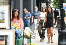 
			
				                                A sprinkle of rain didn’t deter people from attending Pittston’s 2nd Friday Art Walk last July.
                                 Tony Callaio File Photo | For Sunday Dispatch

			
		