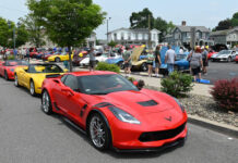 
			
				                                It is estimated 90 Corvettes were on display at the annual Vettes for Vets sponsored by the 1st Lt. Jeffrey DePrimo West Pittston American Legion held on Sunday, June 8 at Agolino’s Restaurant’s two parking lots.
                                 Tony Callaio | For Sunday Dispatch

			
		