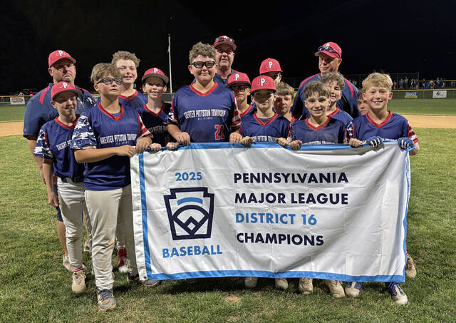 131631133_web1_GPT-Mt-Top-4
Greater Pittston Township defeated Mountain Top in the bottom of the 6th inning to take the District 16 Championship on Monday night.
Tony Callaio | For Times Leader