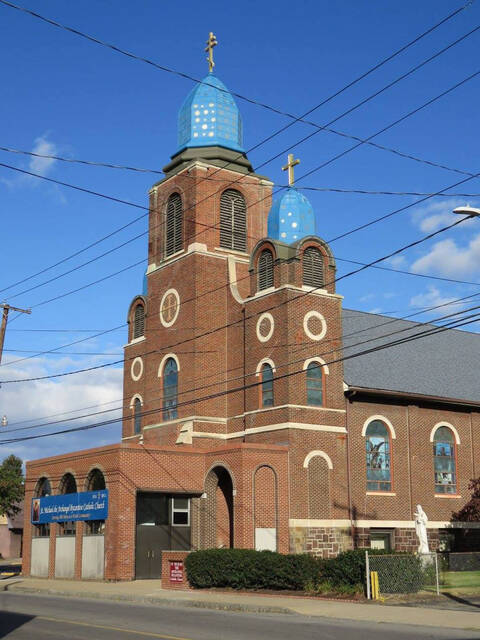 131642416_web1_St.-Michael-s-Byzantine-Church
St. Michael the Archangel Byzantine Catholic Church, 205 N. Main St., Pittston.
Tony Callaio | For Sunday Dispatch