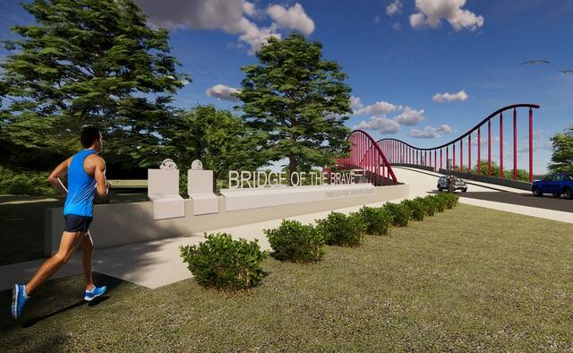 <p>Luzerne County has released drawings showing the proposed new design of the Water Street Bridge linking Pittston and West Pittston.</p>
<p>Submitted Artwork</p>