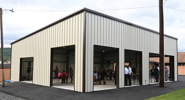 <p>The newly constructed 2,184-square-foot building owned by the Duryea VFW will be utilized by the post as well as other community events.</p>
<p>Tony Callaio | For Sunday Dispatch</p>