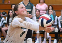 
			
				                                Warrior junior Kenzie Galenty plays defense against Wyoming Valley West at Wyoming Area. 
                                 Tony Callaio | For Sunday Dispatch

			
		