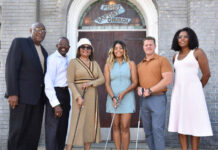 
			
				                                The First Baptist Church, Pittston, will hold the church’s 3rd Annual Golf Tournament on Saturday, Sept. 27, at Sand Springs Country Club, Drums. Shotgun start at 8 a.m. with lunch and awards to follow. From left are church board members: Charles Watson; Pastor James Breese; Sherrell Breese; Mary Zimmerman; Glenn Zimmerman, tournament chair; and Heather Vinciarelli, tournament co-chair. Absent from photo: Mike Sell.
                                 Tony Callaio | For Sunday Dispatch

			
		
