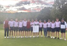 
			
				                                The Pittston Area golf team defeated Dallas 317-344 to win its second straight WVC Class 3A team championship.
                                 Kevin Carroll | Sunday Dispatch

			
		