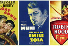 
			
				                                The posters for ‘Tugboat Annie,’ ‘The Life of Emile Zola,’ and ‘The Adventures of Robin Hood’ are shown. Each of these films were co-written by Norman Reilly Raine, a native of Wilkes-Barre.
                                 Public Domain

			
		