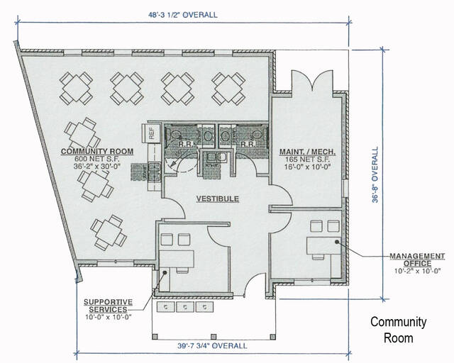 <p>The proposed Tailor Way community room.</p>
                                 <p>Submitted artwork</p>