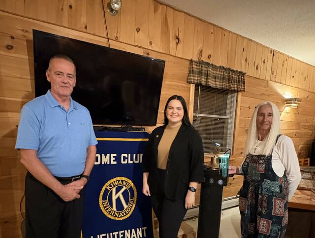 131885341_web1_IMG_3471
From left: installing officer and past Pennsylvania Kiwanis Governor Mike Coolbaugh, Lt. Gov. Morgan Coolbaugh, and past Lt. Gov. Debby Chrisman.
Submitted Photo