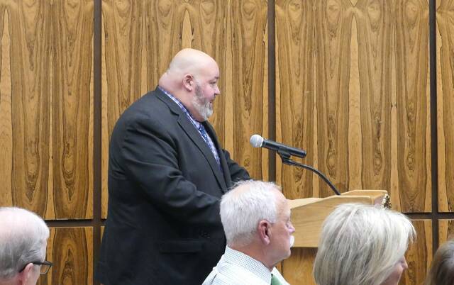 131921557_web1_hosp1
Attorney Peter Moses, who represents the Northeastern Pennsylvania Hospital and Higher Education Authority, told Luzerne County Council the county wont be financially liable if it approves a proposal for Tenor Health Foundation Inc. to finance its purchase of Wilkes-Barre General Hospital.
Jennifer Learn-Andes | Times Leader