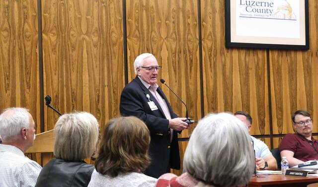 <p>Wilkes-Barre General Hospital CEO Michael Clark told Luzerne County Council Monday he is ‘very confident’ Tenor Health Foundation Inc. will address recruitment and capital needs and ‘make the right choices’ so the hospital ‘can continue to flourish.’</p>
<p>Jennifer Learn-Andes | Times Leader</p>