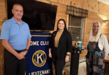 
			
				                                From left: installing officer and past Pennsylvania Kiwanis Governor Mike Coolbaugh, Lieutenant Governor Morgan Coolbaugh, and past Lieutenant Governor Debby Chrisman.
                                 Submitted Photo

			
		