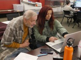 
			
				                                Luzerne County Election Board members Daniel Schramm and Alyssa Fusaro, shown during last week’s post-election adjudication, said they won’t be seeking reappointment when their terms expire the end of this year. County Council must fill both seats — one Republican and the other Democrat — on the five-citizen volunteer board in early 2026.
                                 Jennifer Learn-Andes | Times Leader

			
		