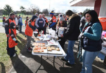 Greater Pittston Santa Squad to hold Turkey Bowl Game Fundraiser
Greater Pittston Santa Squad volunteers and players were fed at the completion of the annual Turkey Bowl game last year.
Tony Callaio File Photo | For Sunday Dispatch