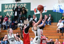 
			
				                                Wyoming Area’s Addison Gaylord drives to the hoop on a fast break against Holy Redeemer on Jan. 8, 2024.
                                 Tony Callaio file photo | For Sunday Dispatch

			
		