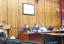 
			
				                                Luzerne County Manager Romilda Crocamo, at right, makes a point about employee compensation during Tuesday’s County Council work session, with county Budget/Finance Division Head Mary Roselle at the podium. Council members seated from left are: Jimmy Sabatino, Greg Wolovich, Chris Perry, and Patty Krushnowski.
                                 Jennifer Learn-Andes | Times Leader

			
		