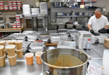 Pittston Meals on Wheels delivers Thanksgiving dinners
Chef Dante LaFratte is shown in the Pittston Meals on Wheels kitchen as he prepares 70 turkey dinners.
Tony Callaio | For Sunday Dispatch