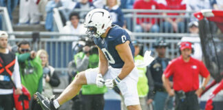 
			
				                                A challenging season for Penn State and Dominic DeLuca still delivered a memorable finale to his career in Beaver Stadium with a senior night rout of Nebraska.
                                 Barry Reeger | AP file photo

			
		