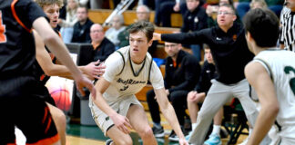 
			
				                                Luke Koptchny (3) looks to dribble past Tunkhannock opponents at Wyoming Area on Monday night.
                                 Tony Callaio | For Sunday Dispatch

			
		