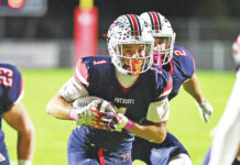 
			
				                                Pittston Area junior Lucas LoPresto was selected to the Pennsylvania Football Writers 2025 All-State Class 5A team on Tuesday.
                                 Tony Callaio | Times Leader file photo

			
		