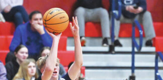 
			
				                                Dallas Kael Berry (3) hits a 3-pointer in the second quarter as Pittston Areas Jacob Ivey defends.
                                 Tony Callaio | For Times Leader

			
		