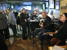 
			
				                                The Phyllis Hopkins Duo is shown performing at The Red Mill during Celebrate Music - Pittston on Saturday, Jan. 31.
                                 Tony Callaio | For Sunday Dispatch

			
		